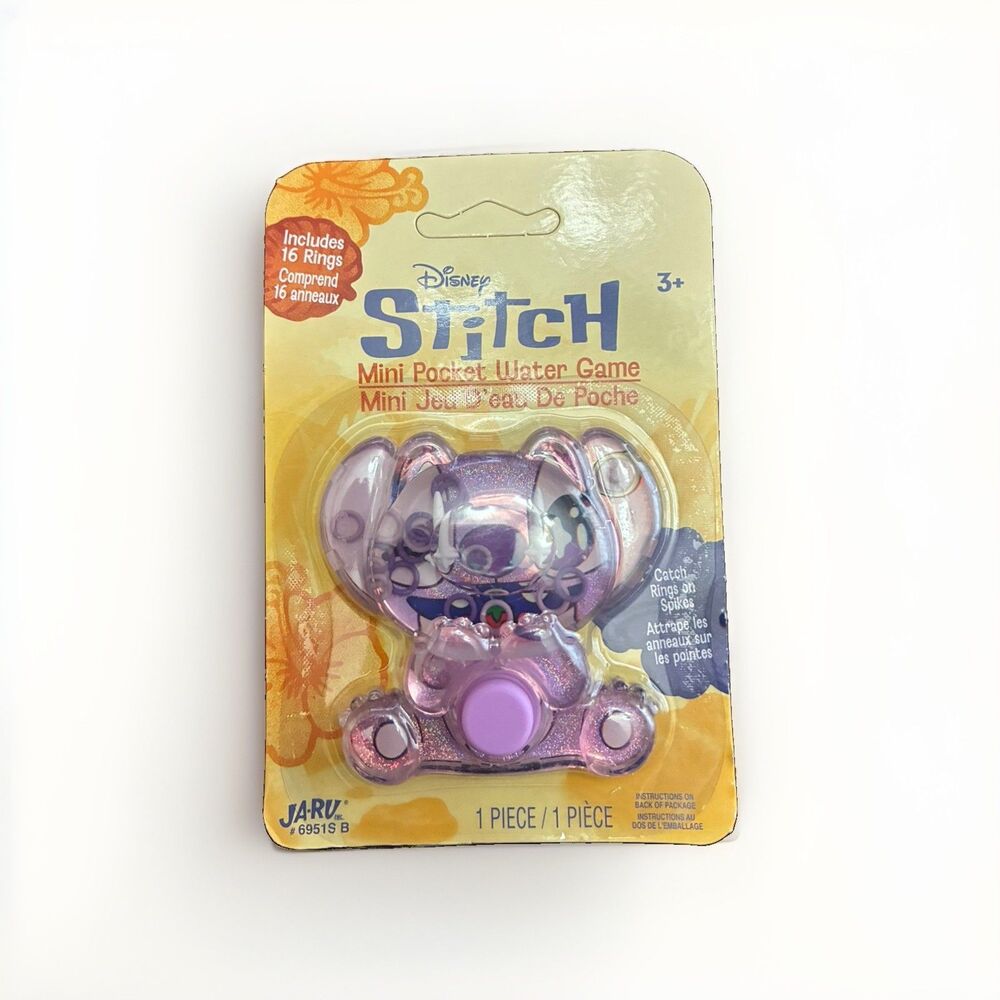 Disney Stitch Mini Pocket Water Game Kids Fun Toy Lilo and Stitch